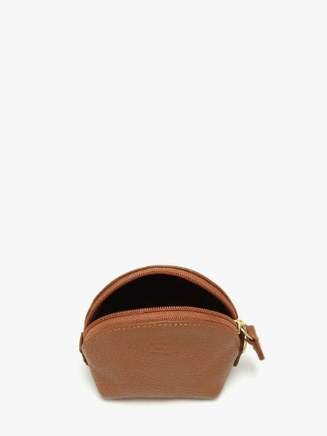 Portemonnee Caviar Leder Crinkles Bruin caviar 14026 ander zicht 1